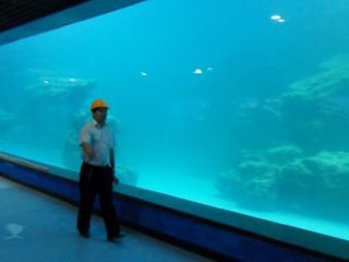 Öntött üveg UV akril panel akváriumhoz, óceáni óceánhoz