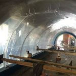 Testreszabott nagy akvárium műanyag alagút akril projekt